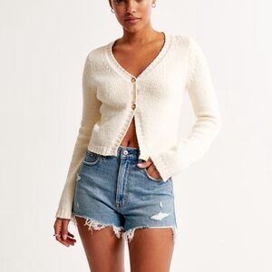 Abercrombie & Fitch Blue Jean Shorts